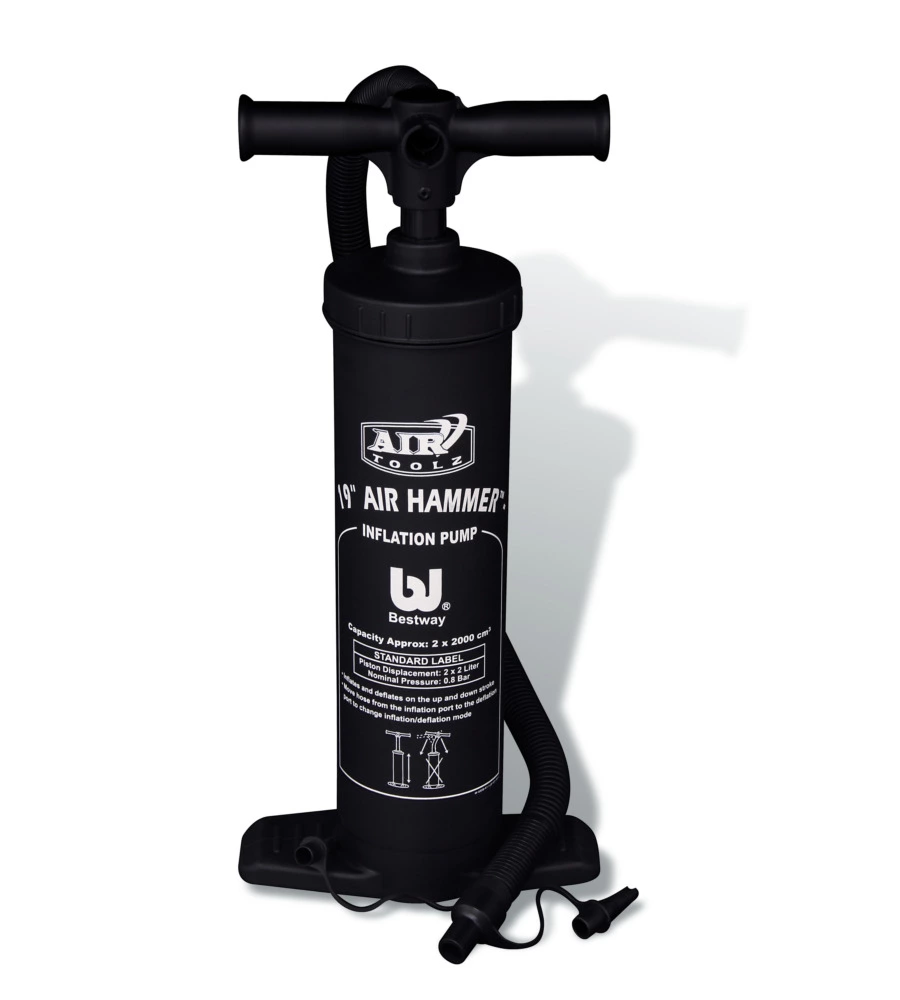 POMPA A MARTELLO PER MATERASSINI CON 3 ADATTATORI BESTWAY - COD. 62030